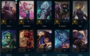 conta lol smurf diamante 1 65% wr