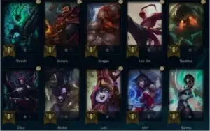 conta lol smurf diamante 1 65% wr