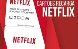 Cartão Presente Netflix no valor de R$ 35