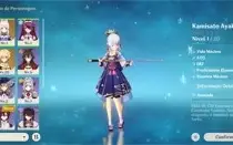 Conta Genshin Impact AR10 Ayaka + Kokomi + Cortadora