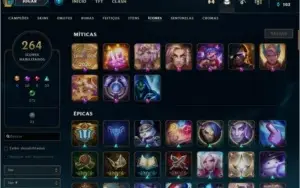 Conta lol 429 Skins