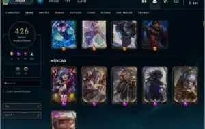 Conta lol 429 Skins