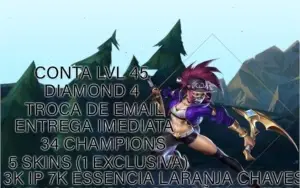 CONTA DIAMOND D2 S9 34 CAMPEÕES R$150