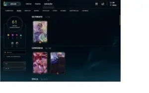 Conta do lol bem investida