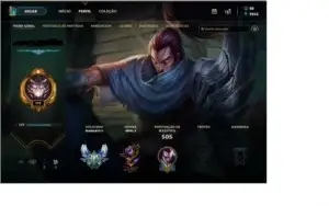 Conta do lol bem investida