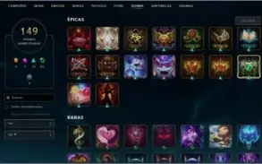 Conta Nível 73 - Borda Platina 3 - Único Dono