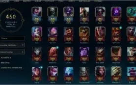 Conta league of legends diamante