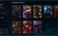 Conta league of legends diamante