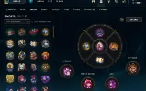Conta lol d1 full champ lvl 544 50% wr