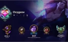 Conta LoL Platina 2