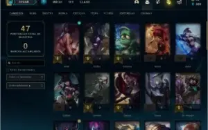 Conta LOL Diamante 3 perfeita pra subir