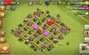 Clash of clans cv6 com mudança de nome