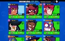 Conta Brawl Stars, 8332 Trofeús, 27 Brawlers