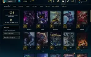 Ferro 2 com 45 Champs e 13 Skins ( Mais de 10 Jogos )