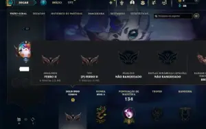 Ferro 2 com 45 Champs e 13 Skins ( Mais de 10 Jogos )