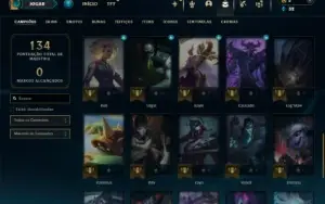 Ferro 2 com 45 Champs e 13 Skins ( Mais de 10 Jogos )