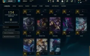 Ferro 2 com 45 Champs e 13 Skins ( Mais de 10 Jogos )
