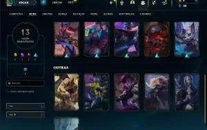 Ferro 2 com 45 Champs e 13 Skins ( Mais de 10 Jogos )