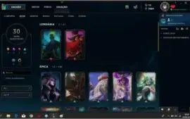 CONTA DE LOL PLATINA 5