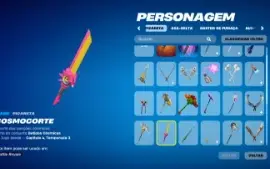 Conta TOP Fortnite ( 40k vbucks gastos )