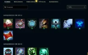 Conta [Lol]- Criada Em 2012 - Mmr [Platina] - 176 Skins