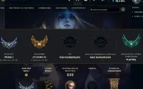 Conta [Lol]- Criada Em 2012 - Mmr [Platina] - 176 Skins