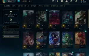 Conta Unranked com 27 Champs e 3 Skins + 1 Fragmento