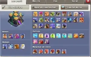 Conta cv14 full clash of clans