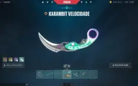 Conta Valorant Level 233, 83 skins, 5 facas