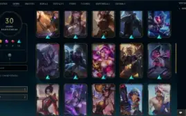Conta diamante LoL com rp gasto varias skins