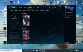 Três contas de league of legends