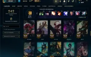 Unranked com 75 Champs e 28 Skins