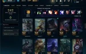 Unranked com 75 Champs e 28 Skins