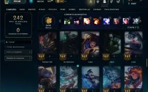 Unranked com 75 Champs e 28 Skins
