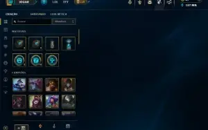 Conta mestre 156 pontos ( season nova)  230 skins lvl 589