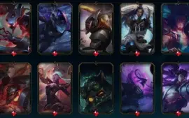 Conta (Ex Diamante) com 533 skins com todos campeões