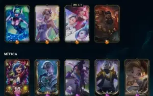 Conta (Ex Diamante) com 533 skins com todos campeões