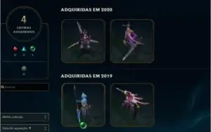 Conta league of legends level 120 barato