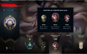 Conta league of legends level 120 barato