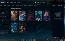 Conta lol diamante 2 , 57% win rate smurf