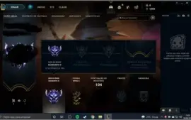 Conta lol diamante 2 , 57% win rate smurf
