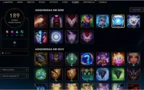 Conta League of Legends com 148 skins + todos campeões