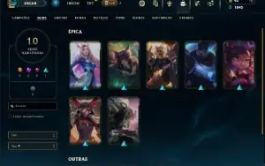 Platina 3 com 35 Champs e 10 Skins ( MAIN JG )