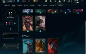 Platina 3 com 35 Champs e 10 Skins ( MAIN JG )
