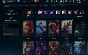 Platina 3 com 35 Champs e 10 Skins ( MAIN JG )