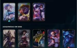 CONTA MASTER LOL acabei de upar mmr master 150pdl+ (16 kins)