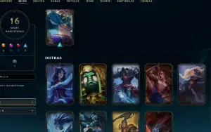 CONTA LOL- LVL 129 - 63 Champions - 16 Skins - FULL ACESSO