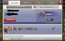 Clash of Clans cv 9 quase full heróis lvl 10