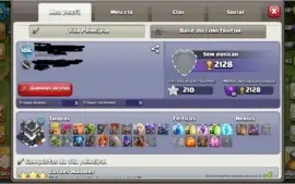Clash of Clans cv 9 quase full heróis lvl 10