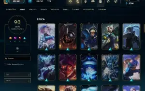 Fullacesso - Conta De 2012 - 90 Skins - Level 158 - 160 Camp